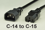 C-14 to C-15 Power Cords