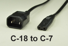 C-18 to C-7 Power Cords